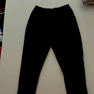 Unisex Adidas black joggers, size teen m,  UK 11–12 Y,